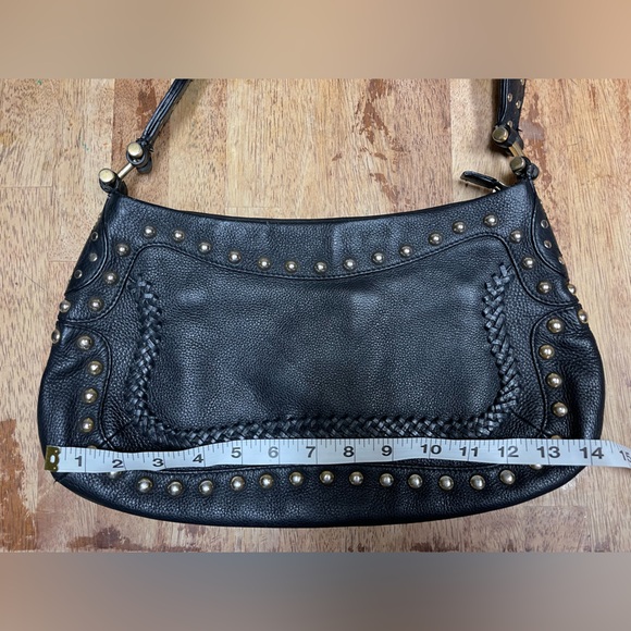 Black with gold hardware Via Spiga handbag - Picture 6 of 8